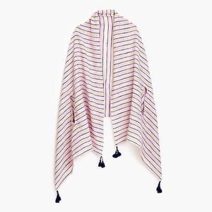 J. Crew Striped Cape Scarf